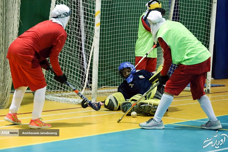 (تصاویر) تمرین تیم ملی هاکی بانوان